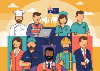 Diverse professional occupations eligible for Australian employer sponsorship including chef, IT, healthcare, construction and business roles with 456 CSOL occupations available